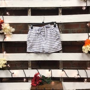 striped shorts